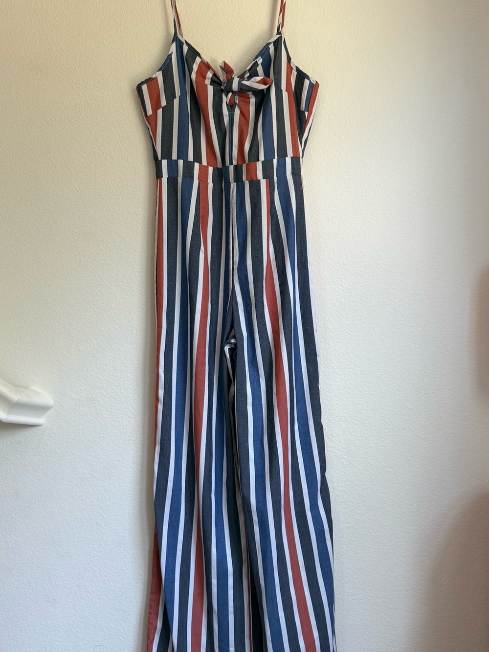 Romeo & Juliet Couture Striped Jumpsuit